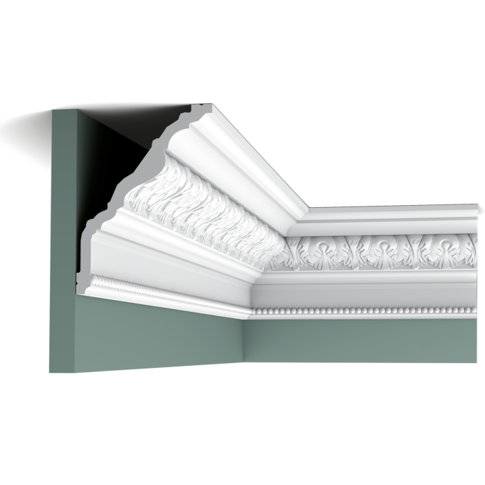 C219 карниз полиуретан 200 x 17,6 x 13 