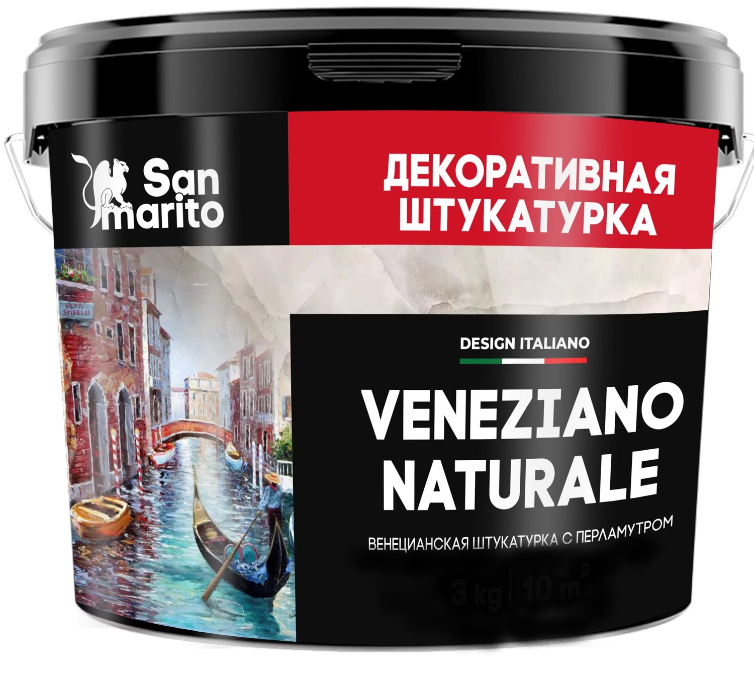 SM Штукатурка декоративная " Veneziano Naturale Argento" 3 кг