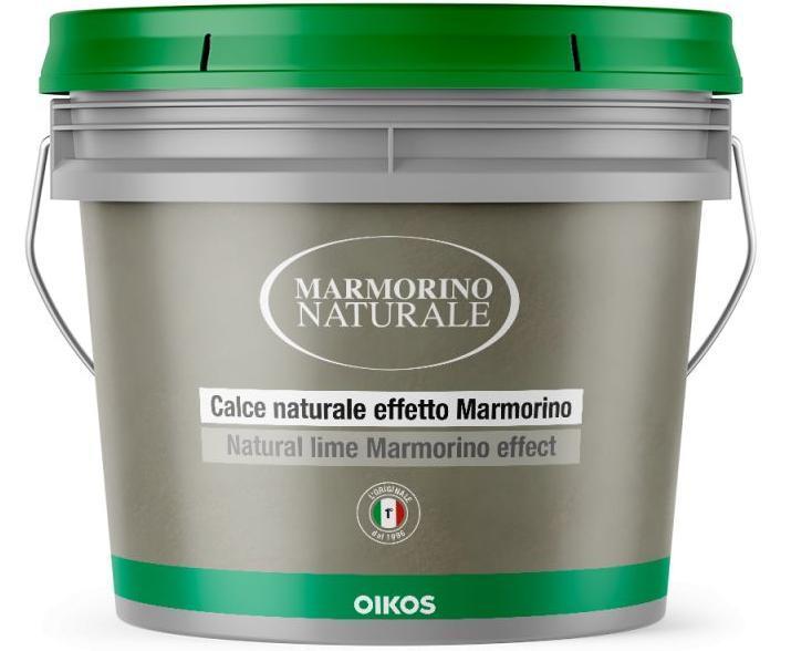 OIKOS Декоративная штукатурка MARM.NAT.BIANCO  1 KG