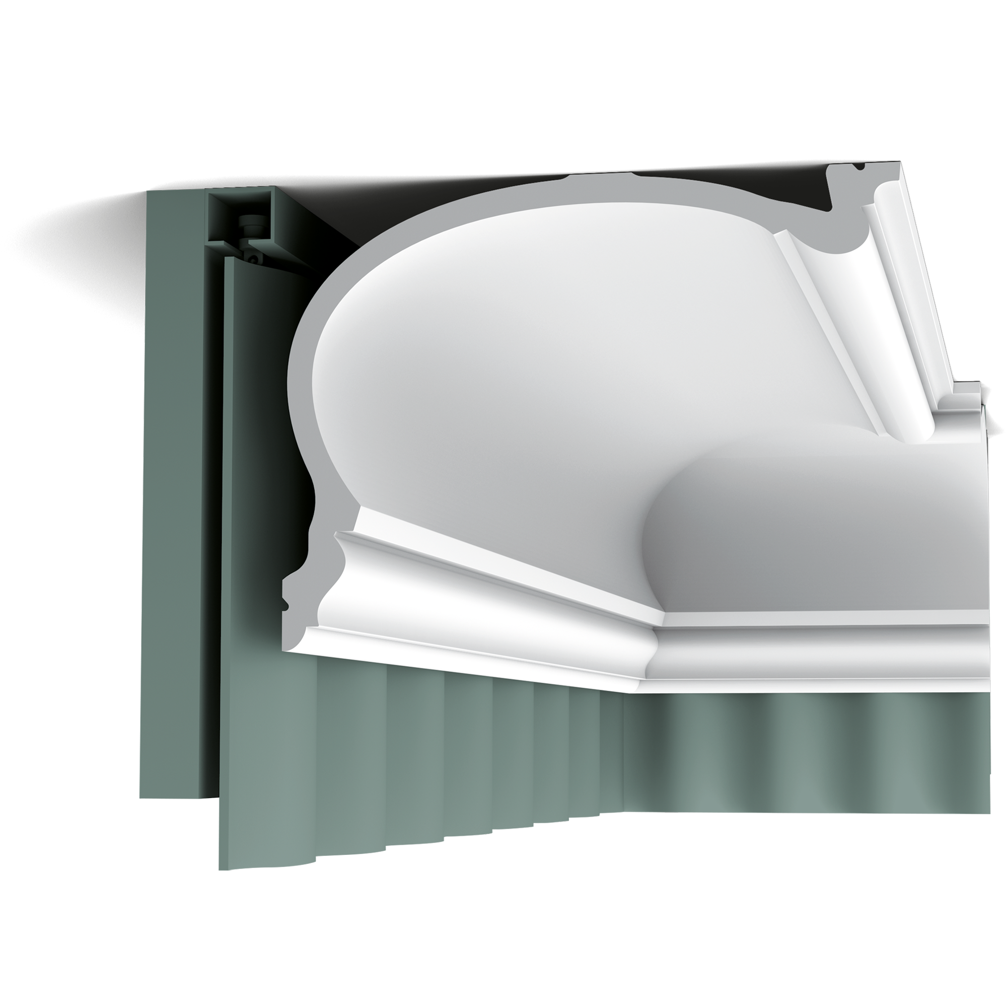 C343 карниз полиуретан 200 x 19 x 25 