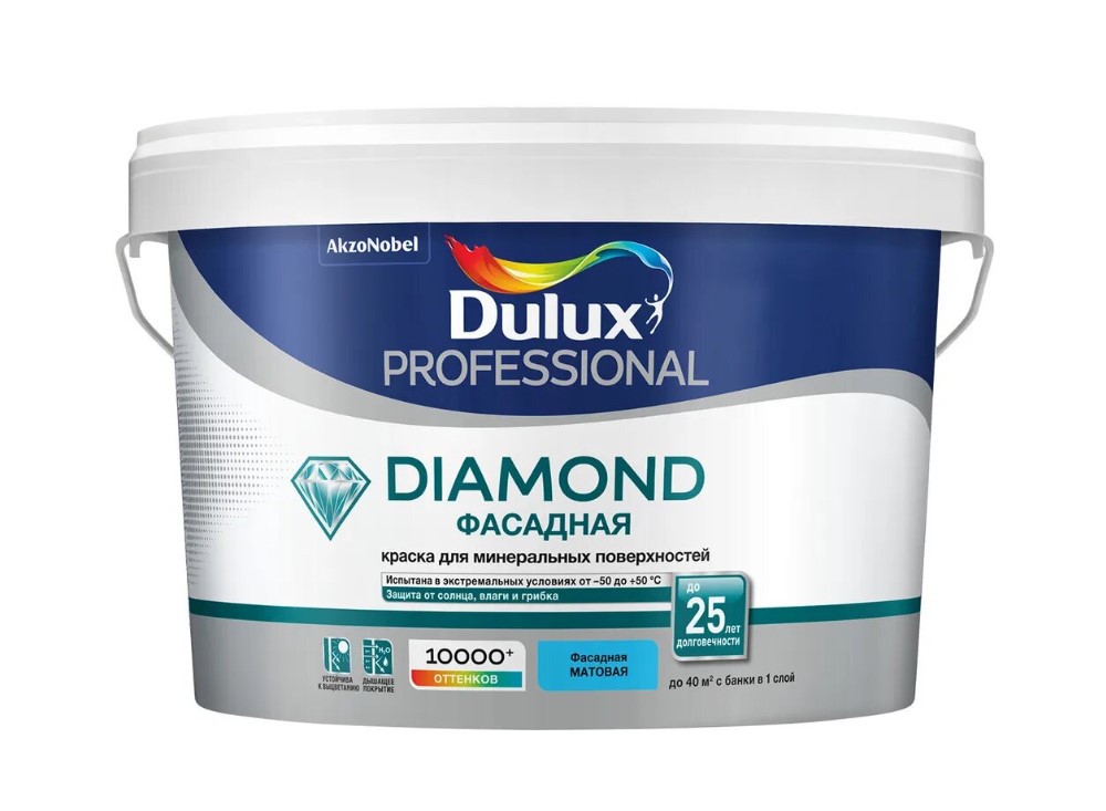 DULUX Краска Dulux TRADE Фасадная гладкая bs BC    2,25