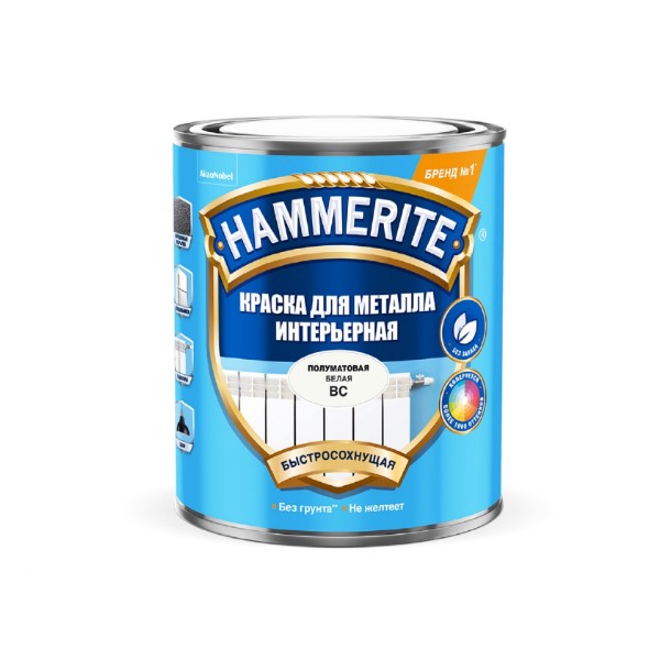 HMR Краска HAMMER д/мет интерьерная BC 0,5л