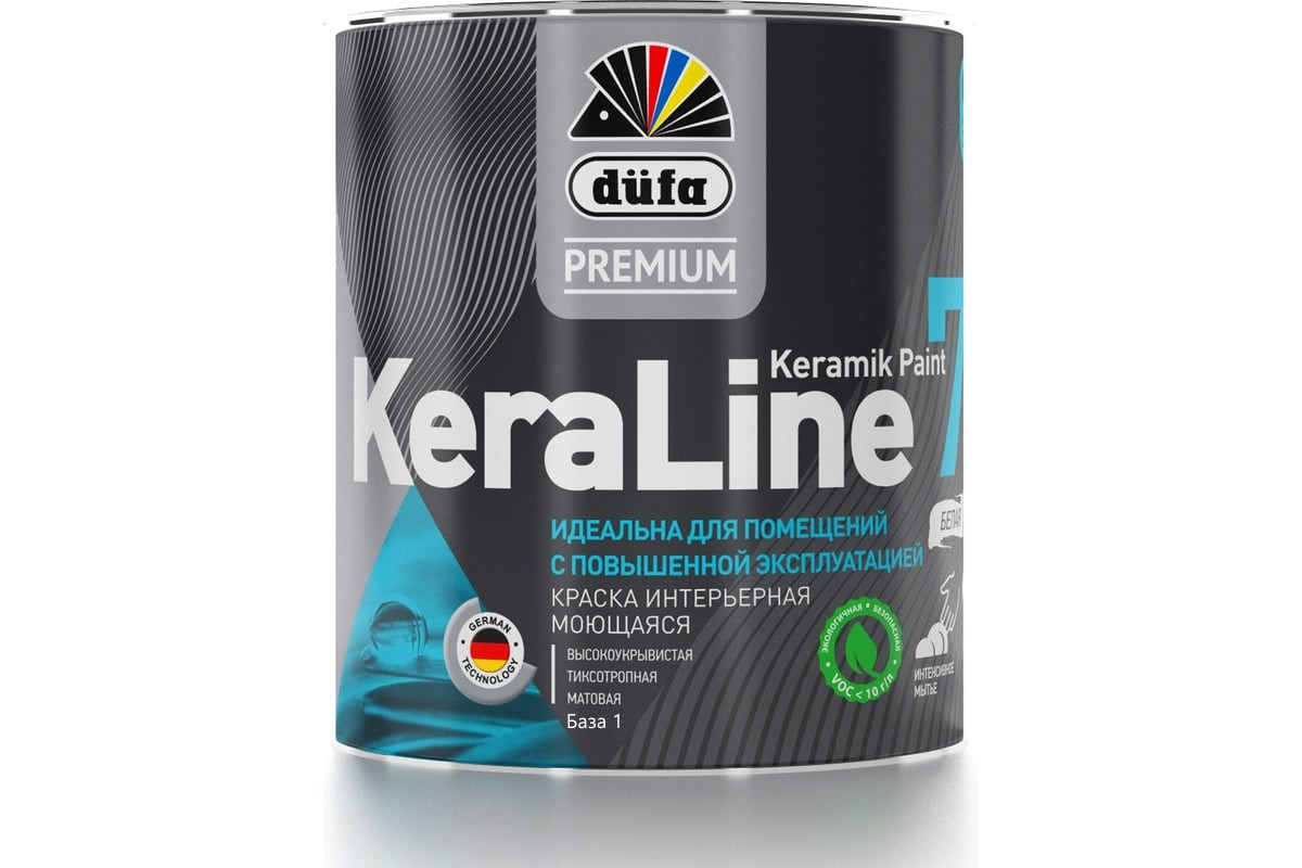 "DufaPremium" ВД краска KeraLine  7  база1  0,9л