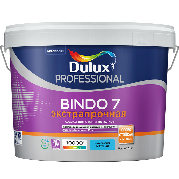 DULUX Краска Dulux Professional BINDO 7 матовая BC 9л