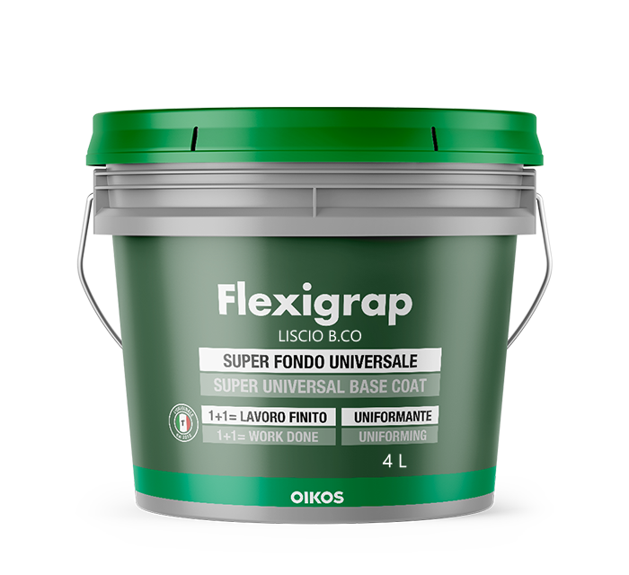OIKOS Грунт FLEXIGRAP LISCIO B.CO  LT. 4