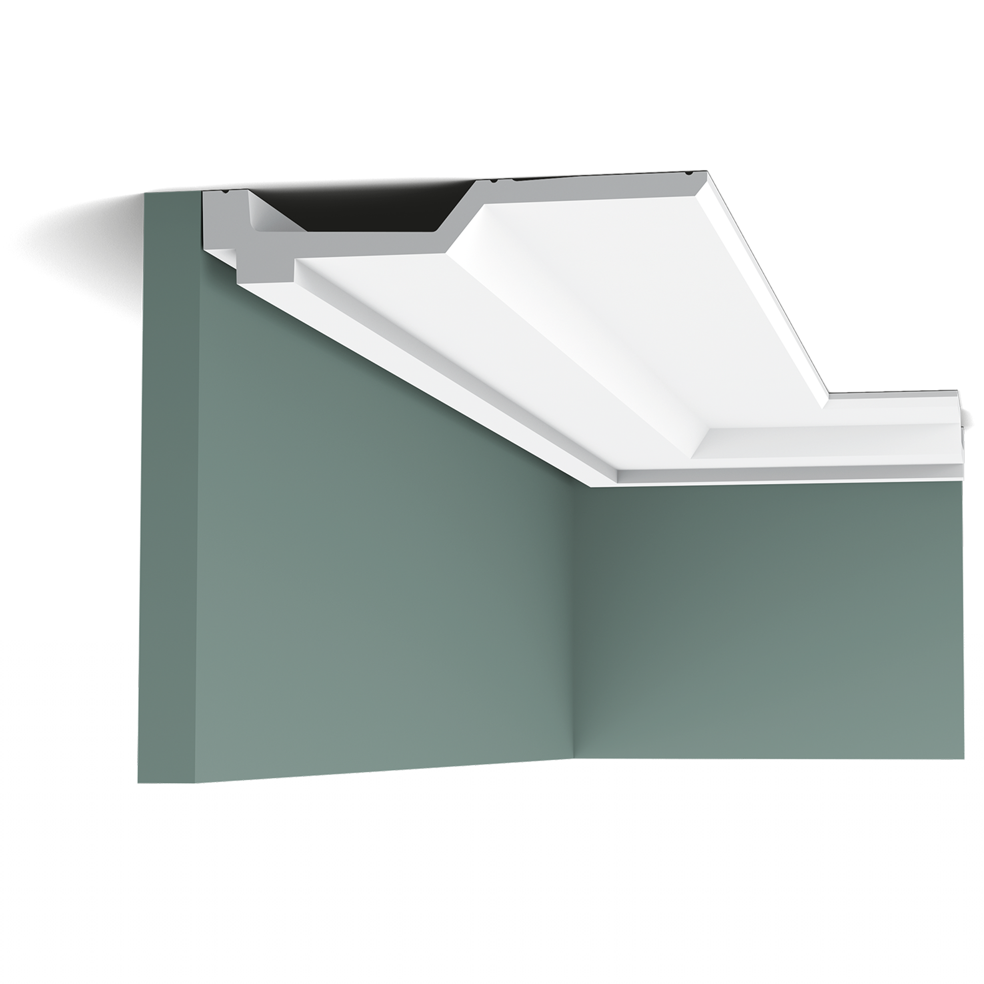 C354 карниз полиуретан 200 x 4 x 21,5 