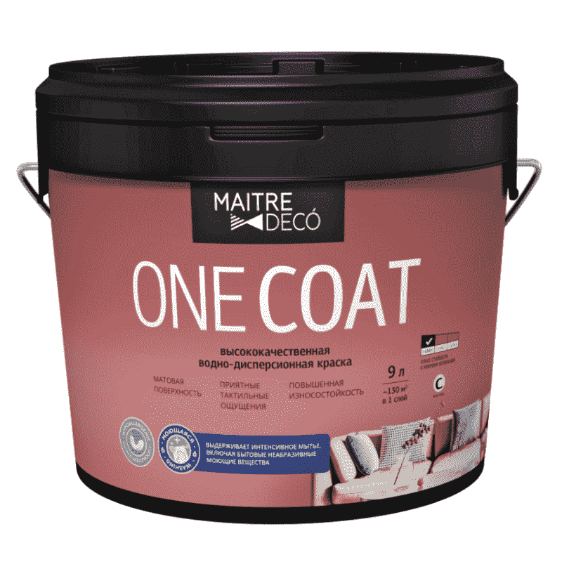 Краска ONE COAT  база С  9 л. 