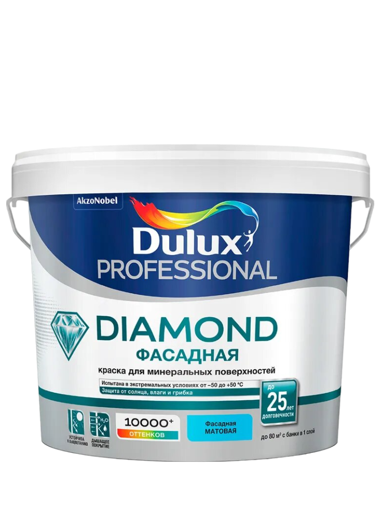 DULUX Краска Dulux TRADE Фасадная гладкая bs BC    4,5
