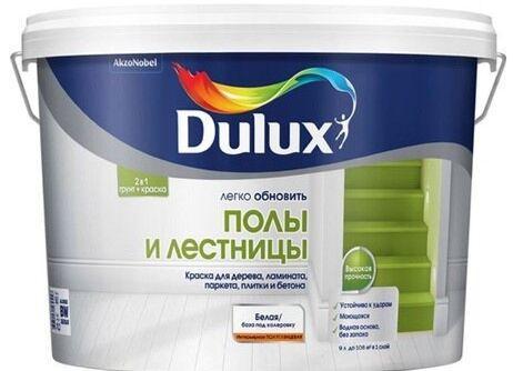 DULUX Краска Dulux Полы и Лестницы п/глянц BW 9л