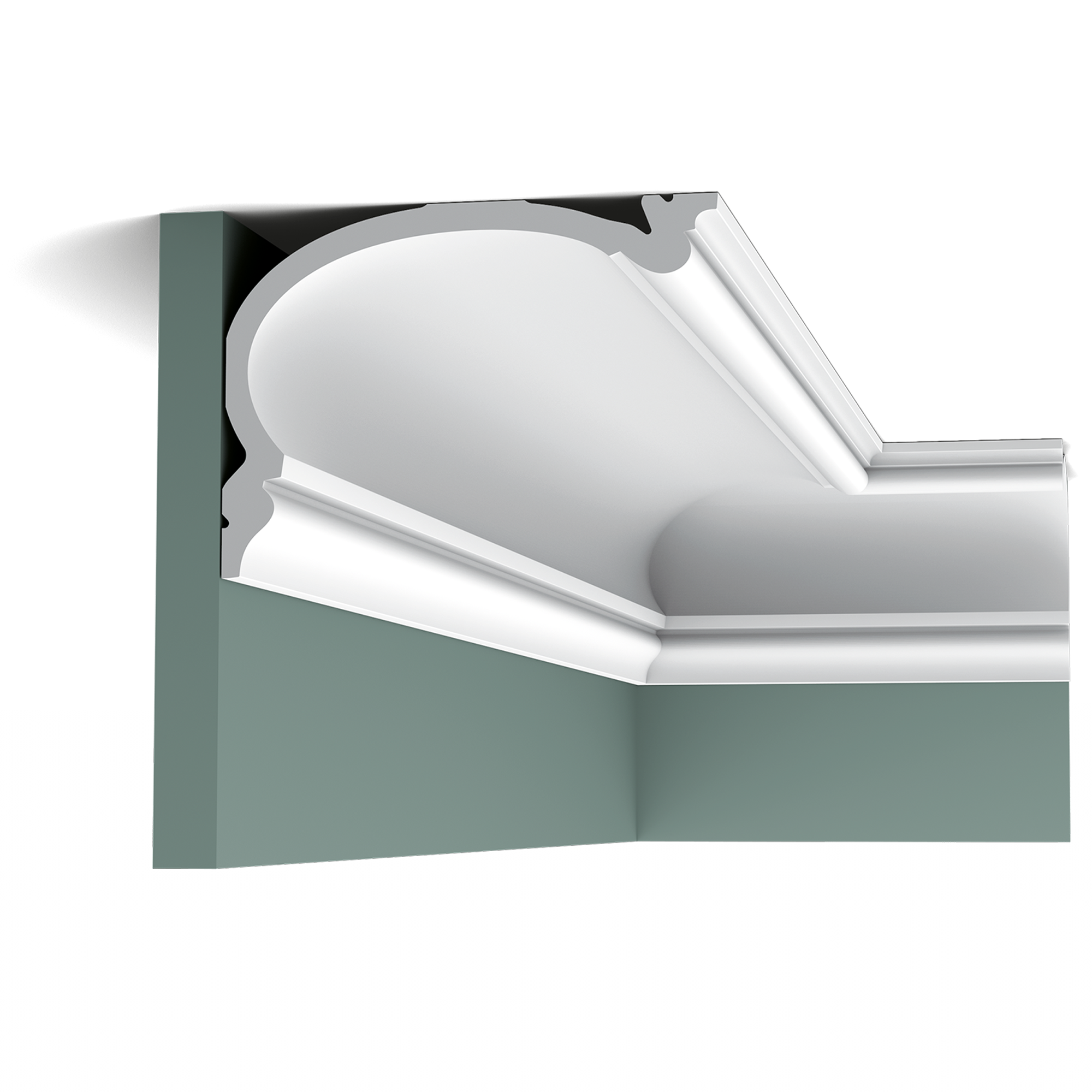 C342 карниз полиуретан 200 x 14 x 19 