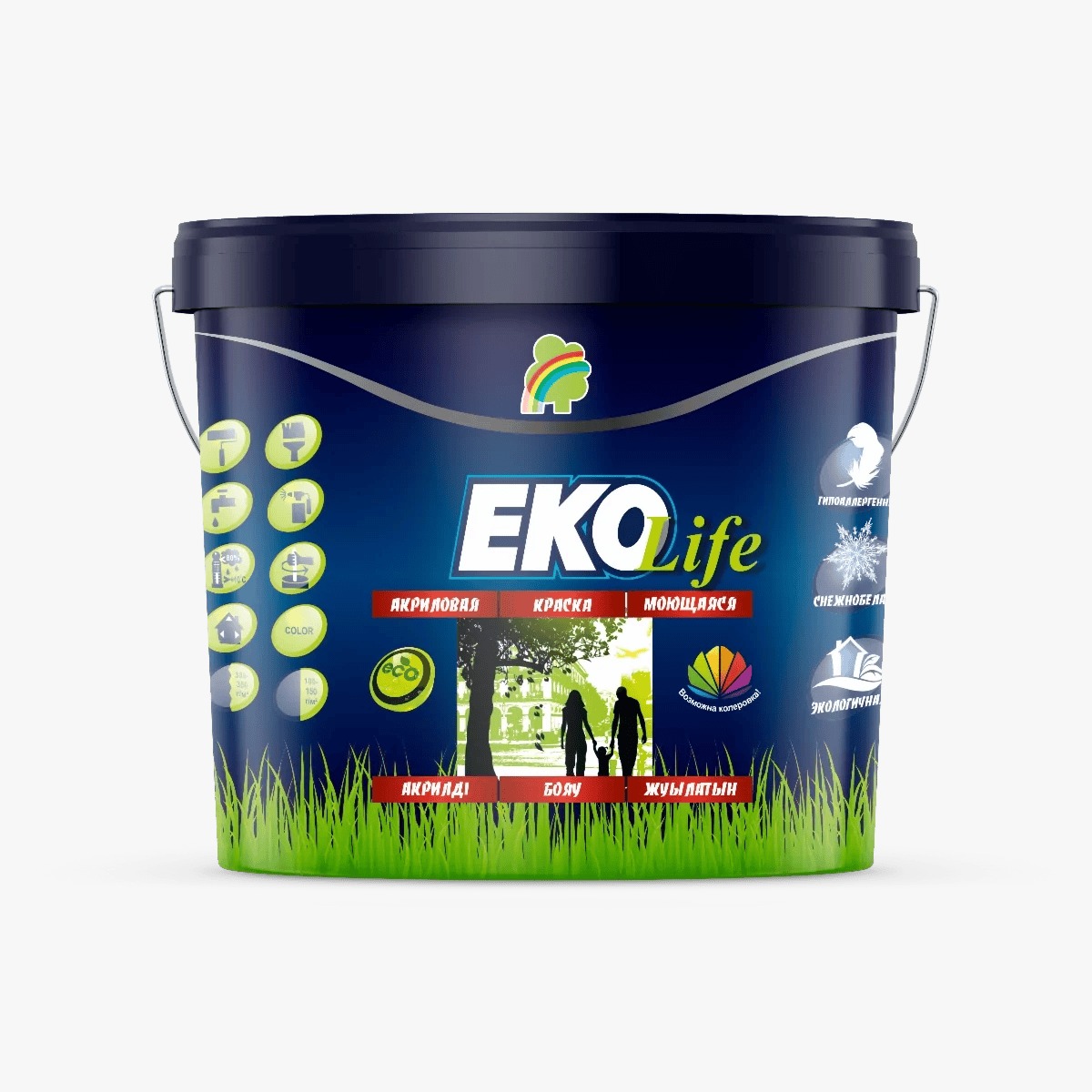EKO Краска "EKO Life" моющаяся  акриловая 14кг
