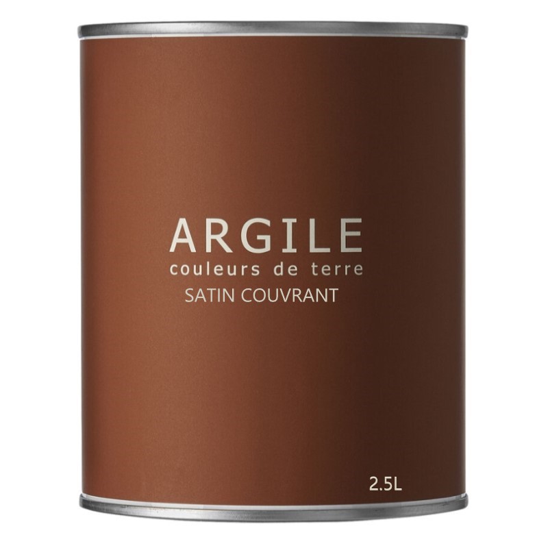 ARGILE Акриловая полуматовая краска, SATIN COUVRANT, база светлая, 2,5л
