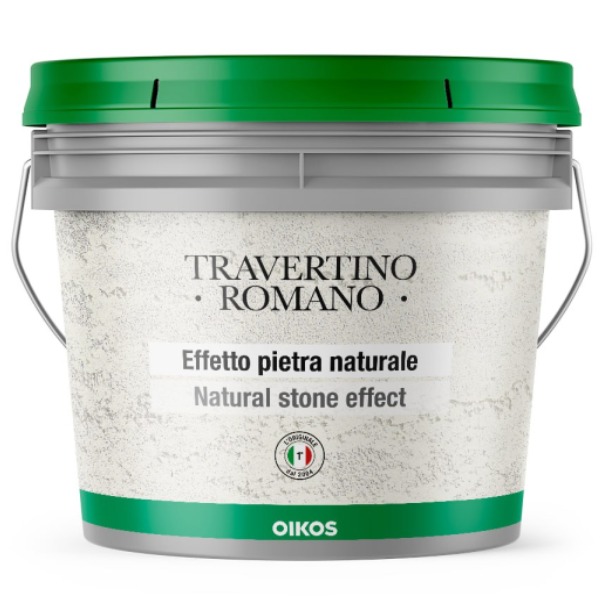 OIKOS Декоративная штукатурка TRAVERTINO ROMANO 5 KG  